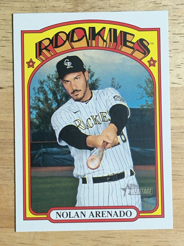 2021 Topps Heritage #313 Nolan Arenado