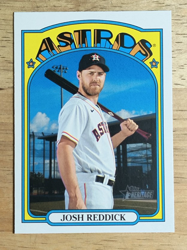 2021 Topps Heritage #474 Josh Reddick SP