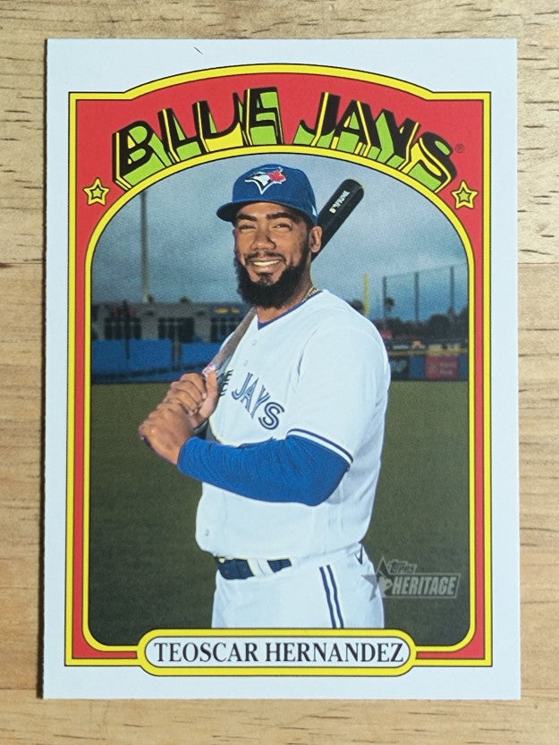 2021 Topps Heritage #466 Teoscar Hernandez SP