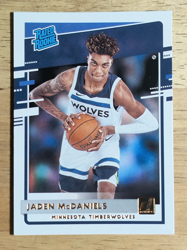 2020-21 Donruss #239 Jaden McDaniels RR RC