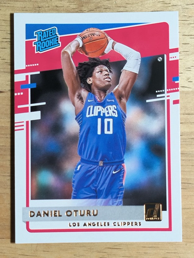 2020-21 Donruss #217 Daniel Oturu RR RC