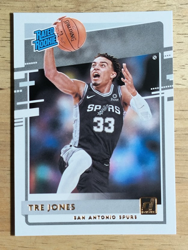 2020-21 Donruss #244 Tre Jones RR RC