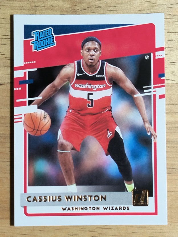 2020-21 Donruss #249 Cassius Winston RR RC