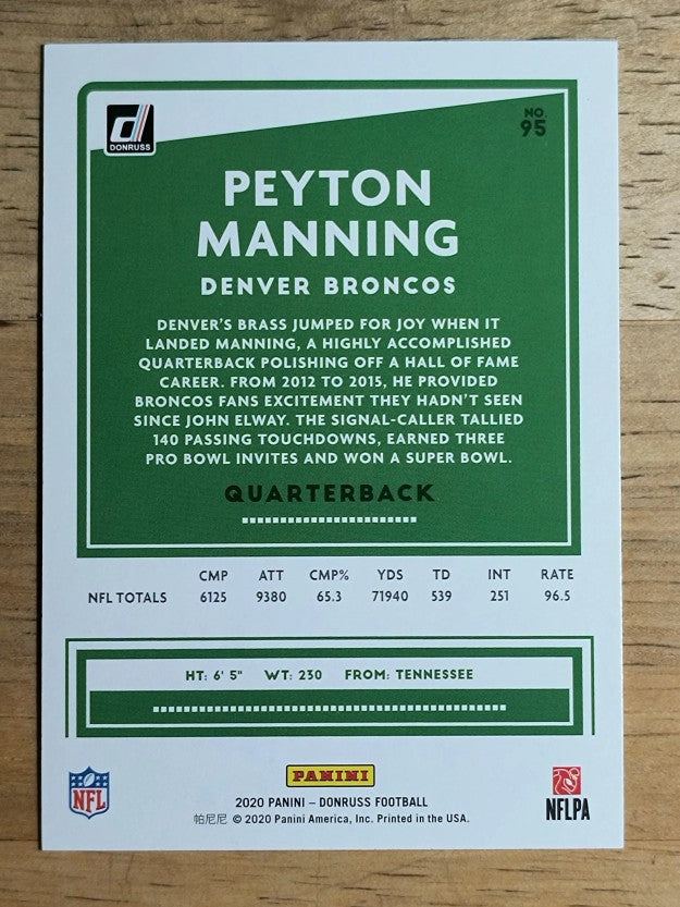 2020 Donruss #95 Peyton Manning