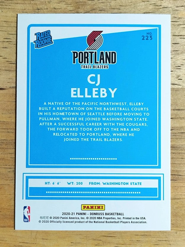 2020-21 Donruss #223 CJ Elleby RR RC