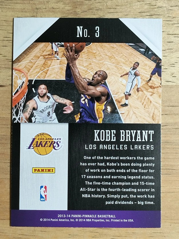 2013-14 Pinnacle Awaiting the Call #3 Kobe Bryant