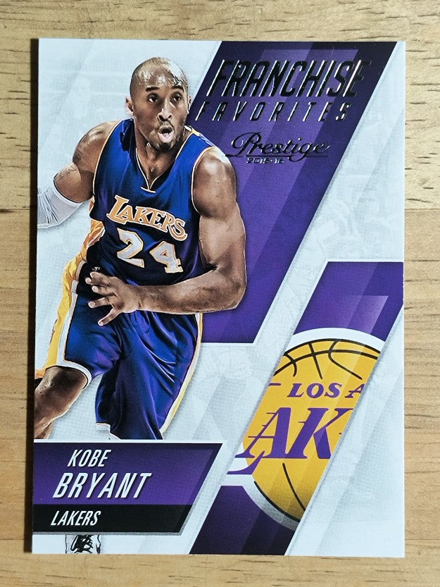 2015-16 Prestige Franchise Favorites #18 Kobe Bryant