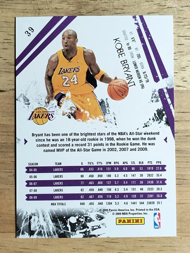 2009-10 Rookies and Stars #39 Kobe Bryant