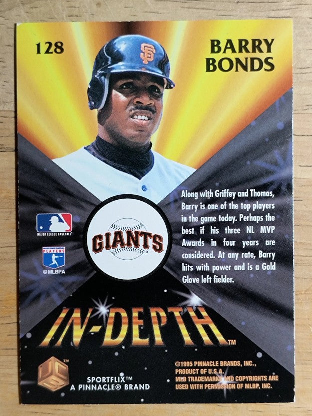 1995 UC3 #128 Barry Bonds ID