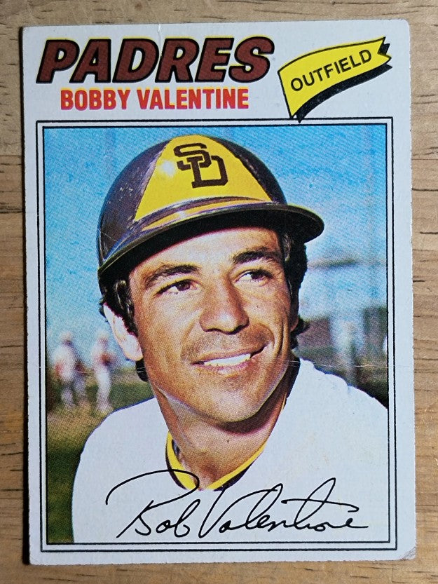 1977 Topps #629 Bobby Valentine (GOOD)