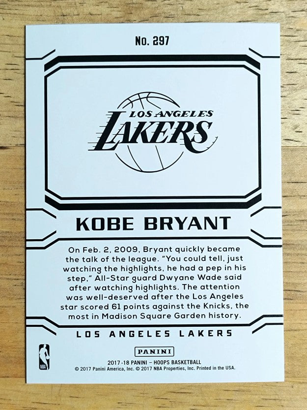 2017-18 Hoops #297 Kobe Bryant/Career Tribute