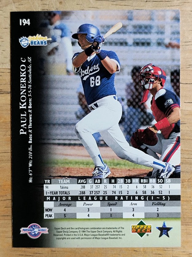 1995 Upper Deck Minors #194 Paul Konerko