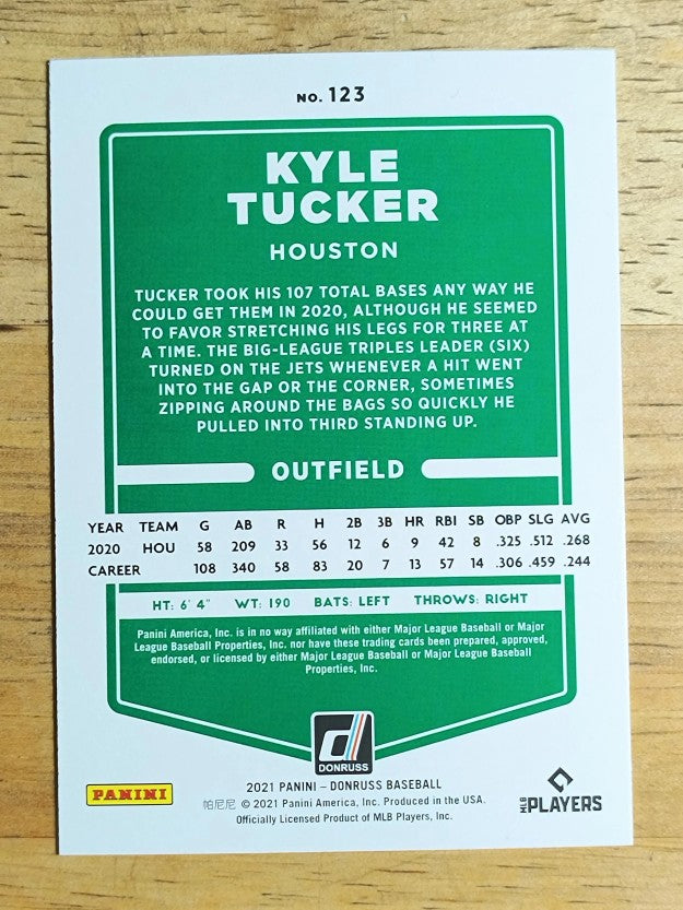 2021 Donruss #123 Kyle Tucker