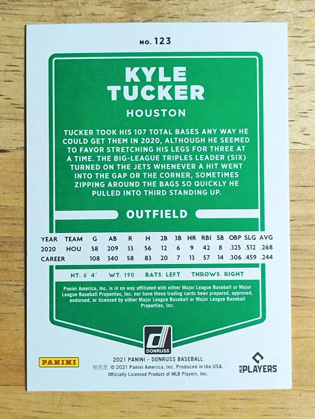 2021 Donruss #123 Kyle Tucker