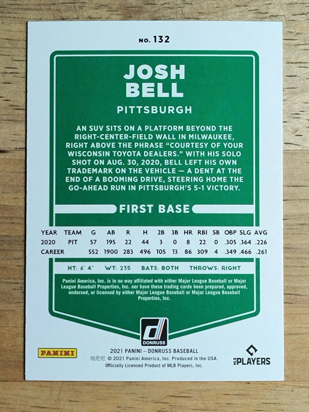 2021 Donruss #132 Josh Bell