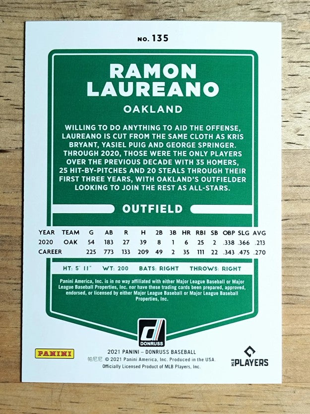 2021 Donruss #135 Ramon Laureano