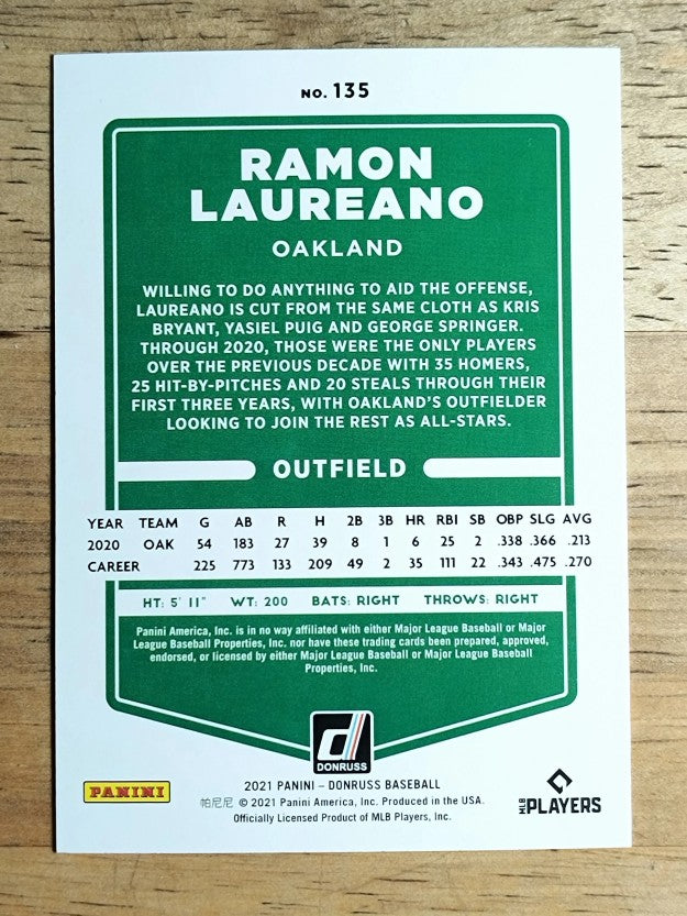 2021 Donruss #135 Ramon Laureano
