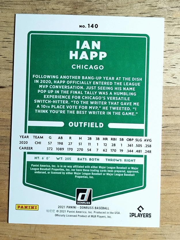 2021 Donruss #140 Ian Happ