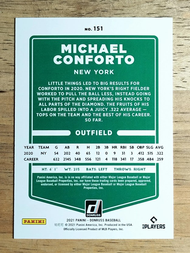 2021 Donruss #151 Michael Conforto