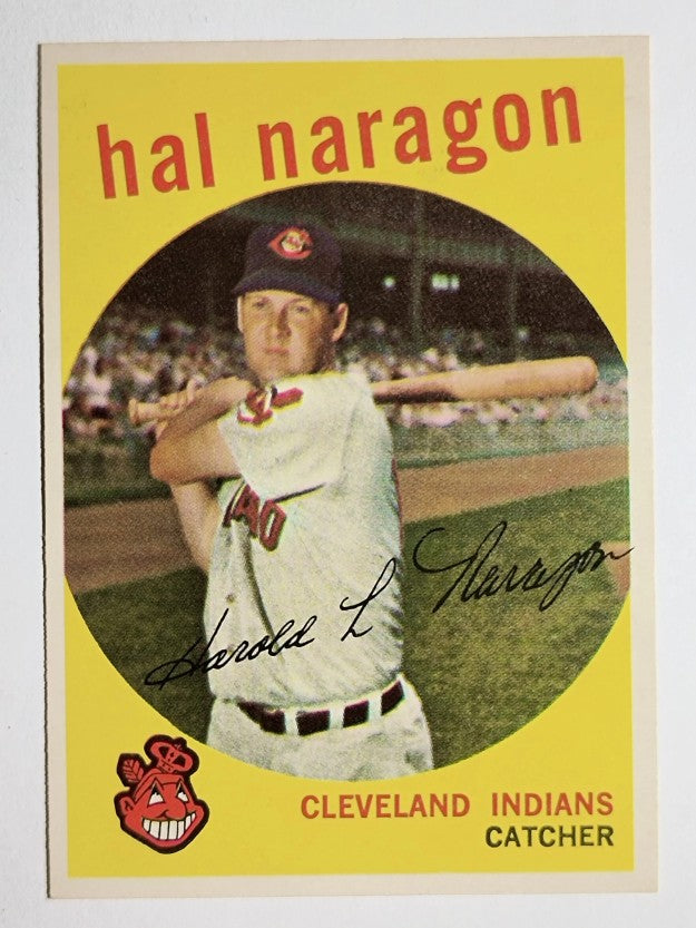 1959 Topps #376 Hal Naragon (NMMT)