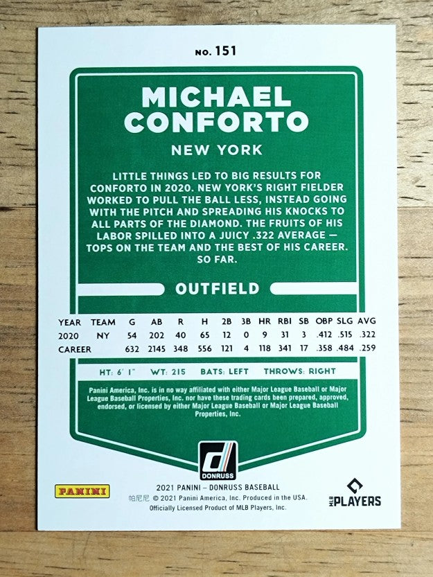 2021 Donruss #151 Michael Conforto