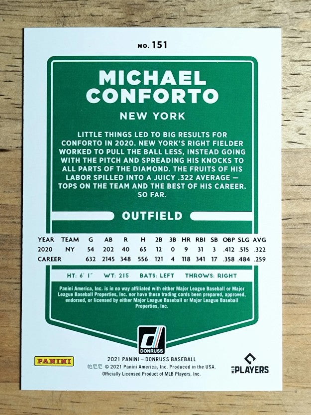 2021 Donruss #151 Michael Conforto