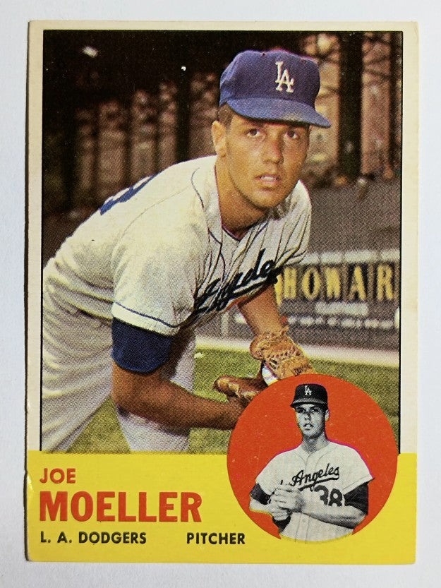 1963 Topps #53 Joe Moeller RC (EX)