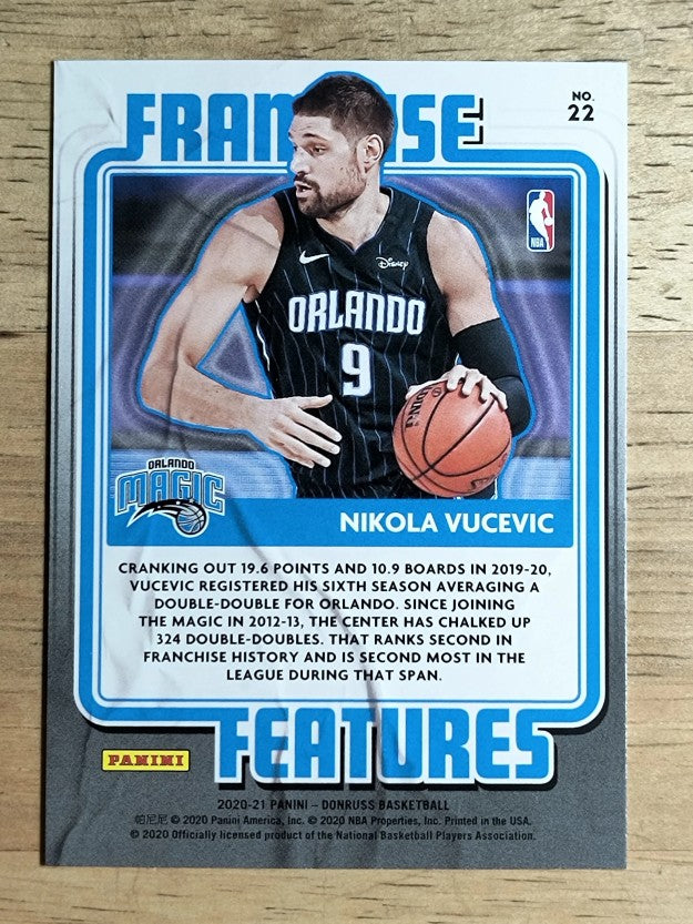 2020-21 Donruss Franchise Features #22 Nikola Vucevic