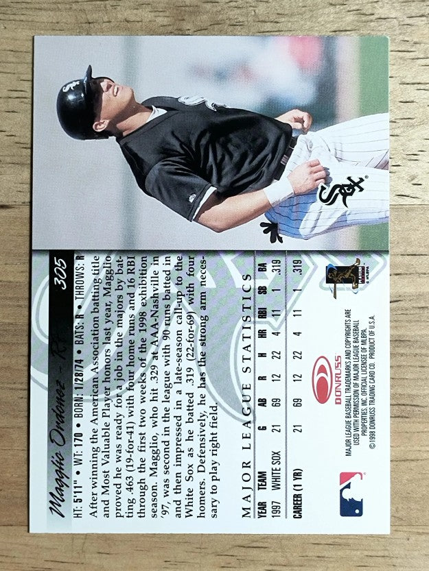 1998 Donruss #305 Magglio Ordonez RC