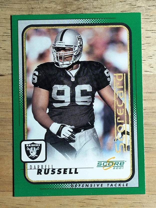 2001 Score Scorecard #151 Darrell Russell/479