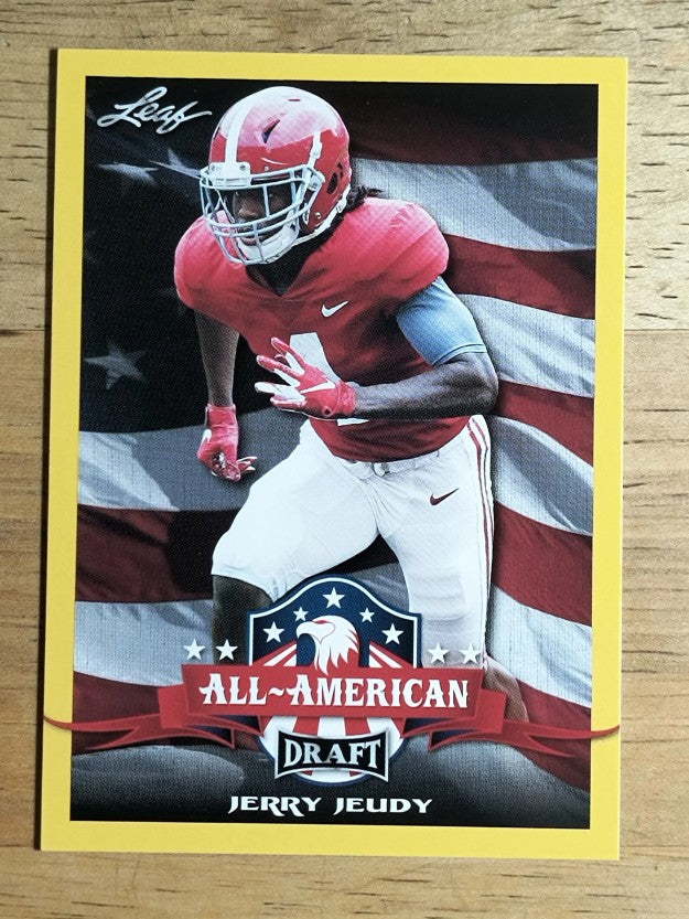 2020 Leaf Draft Gold #64 Jerry Jeudy AA