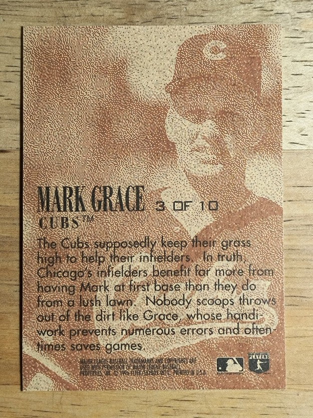 1996 Emotion-XL D-Fense #3 Mark Grace
