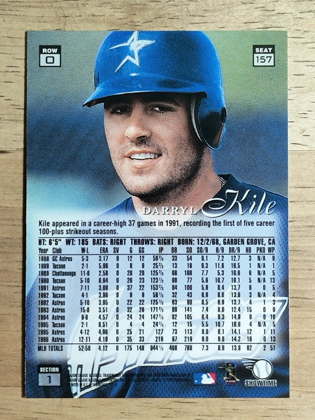 1997 Flair Showcase Row 0 #157 Darryl Kile