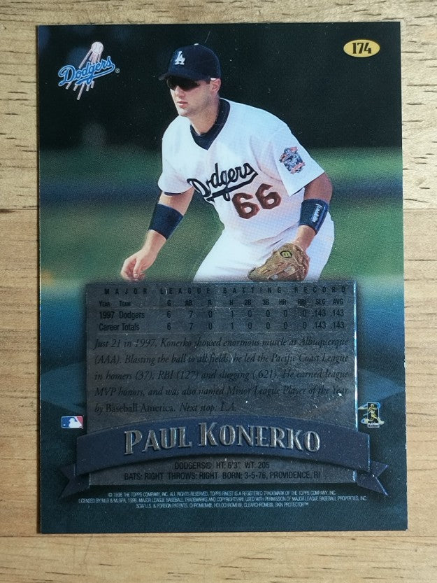 1998 Finest No-Protectors #174 Paul Konerko