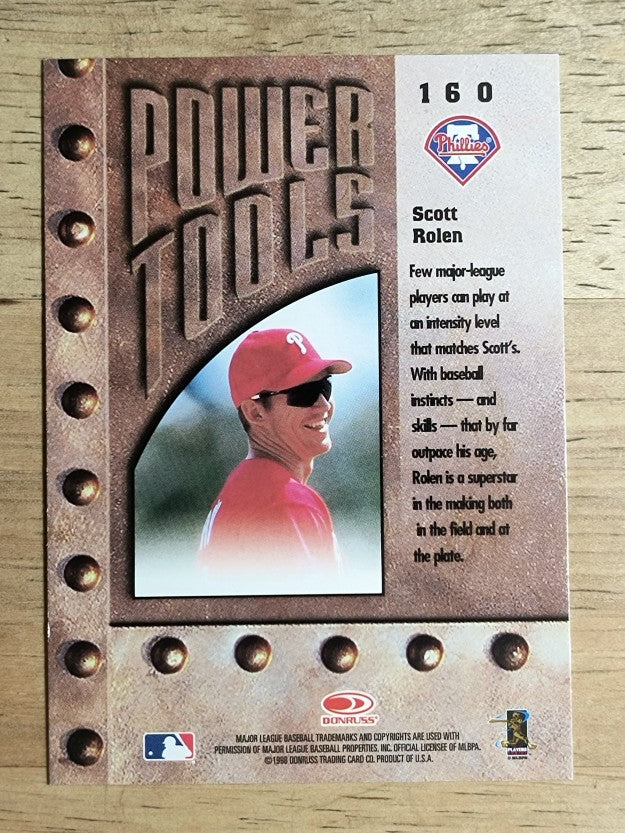 1998 Leaf Rookies and Stars #160 Scott Rolen PT SP
