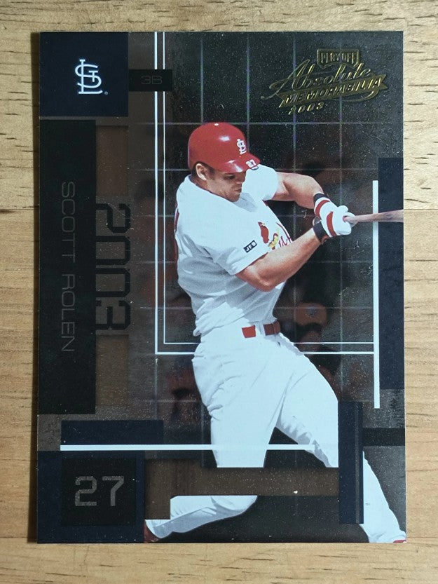 2003 Absolute Memorabilia #27 Scott Rolen