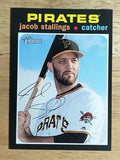 2020 Topps Heritage #221 Jacob Stallings RC