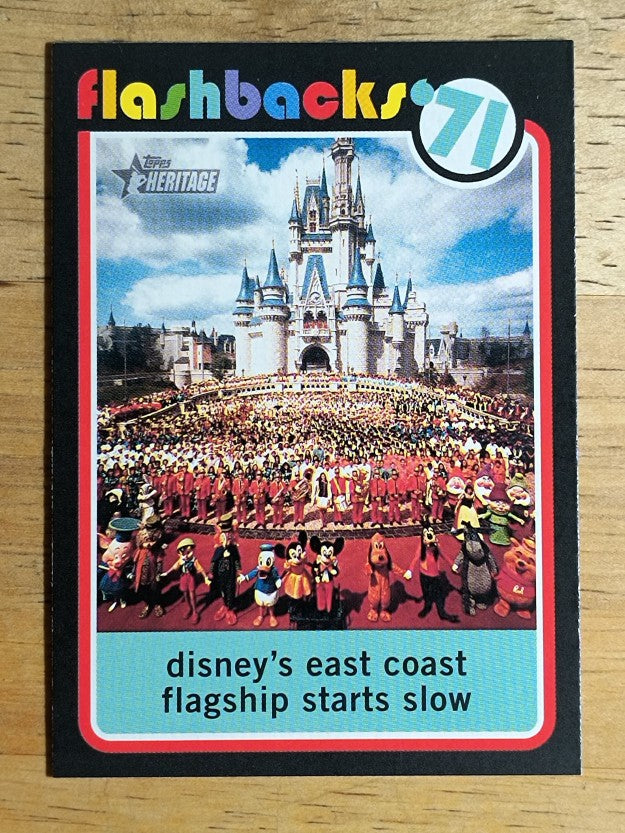 2020 Topps Heritage News Flashbacks #NF1 Walt Disney World opens