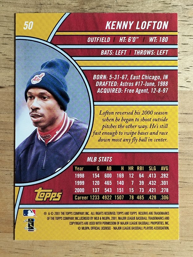 2001 Topps Reserve #50 Kenny Lofton