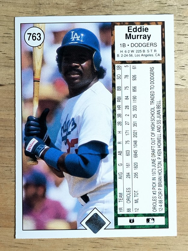 1989 Upper Deck #763 Eddie Murray