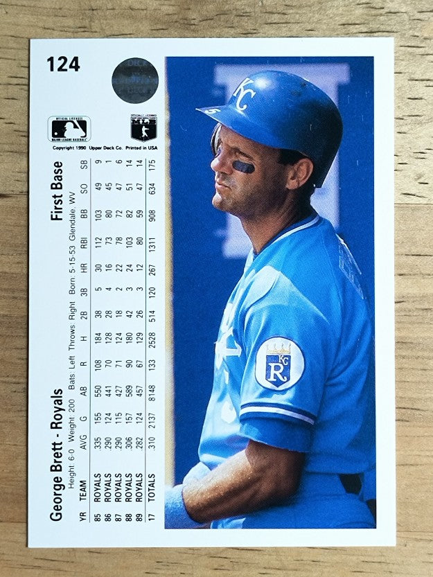 1990 Upper Deck #124 George Brett