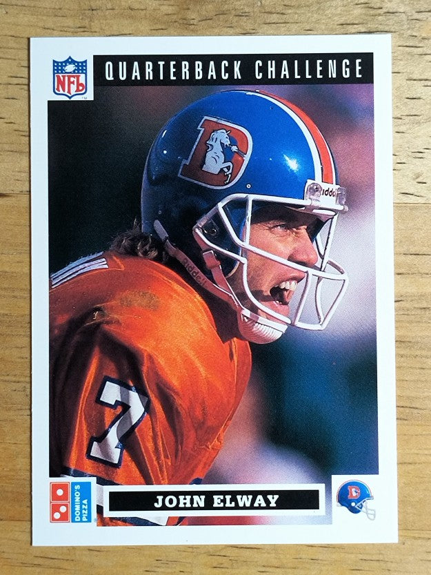 1991 Domino's Quarterbacks #7 John Elway