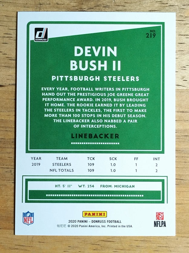 2020 Donruss #219 Devin Bush II