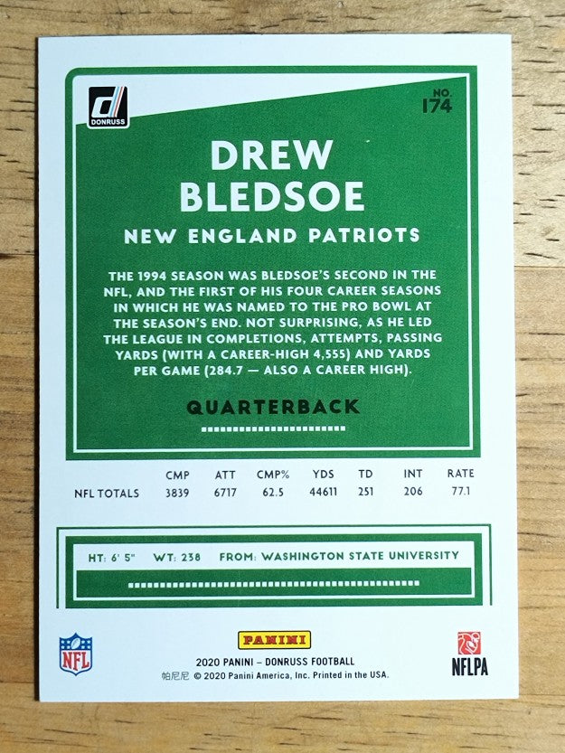 2020 Donruss #174 Drew Bledsoe