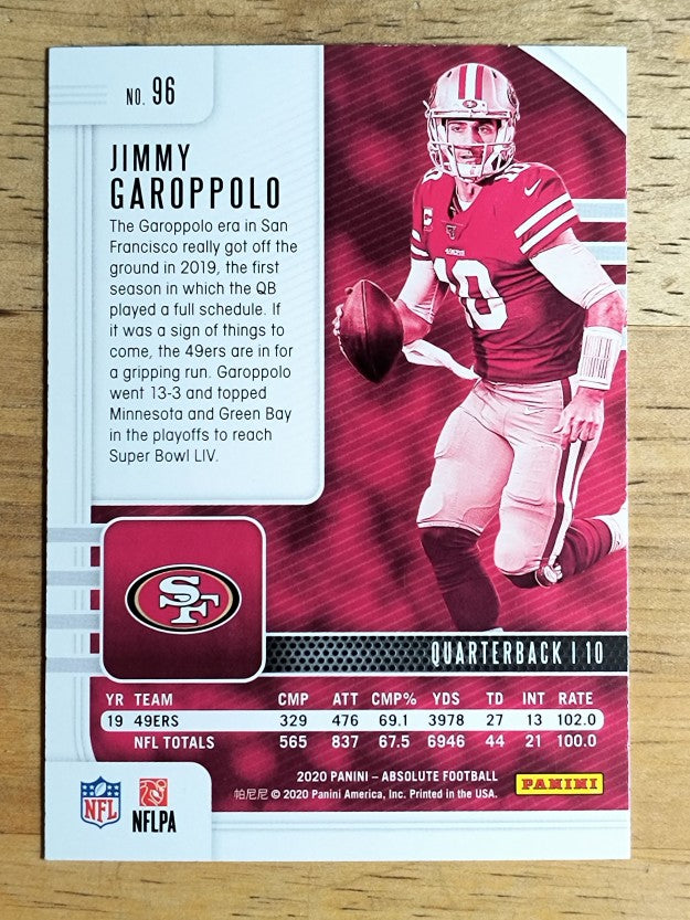 2020 Absolute Retail #96 Jimmy Garoppolo