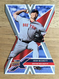 2008 Upper Deck X Die Cut #15 Josh Beckett