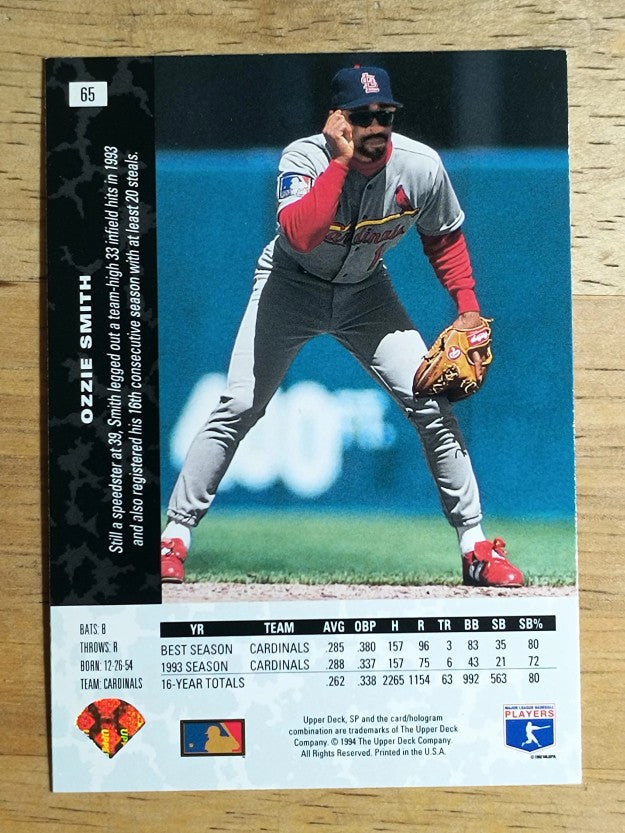 1994 SP #65 Ozzie Smith