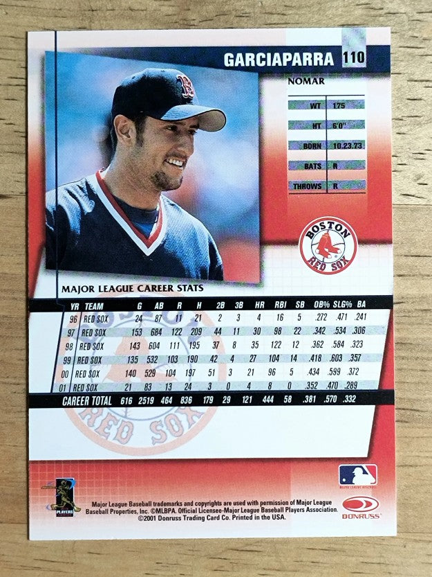 2002 Donruss Fan Club #110 Nomar Garciaparra