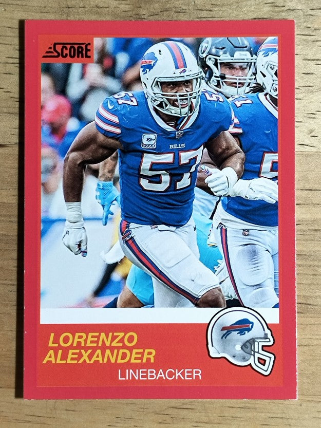 2019 Score Red #128 Lorenzo Alexander