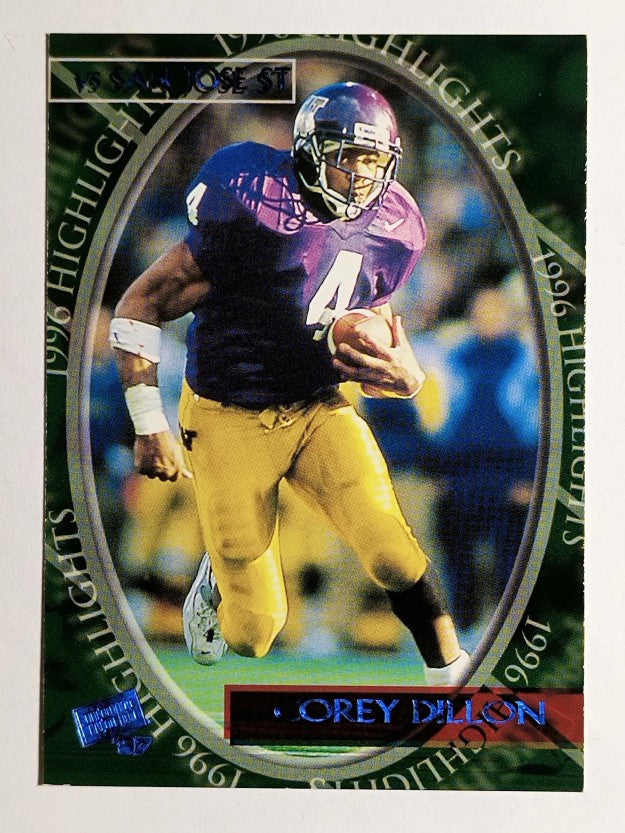 1997 Press Pass Torquers Blue #41 Corey Dillon
